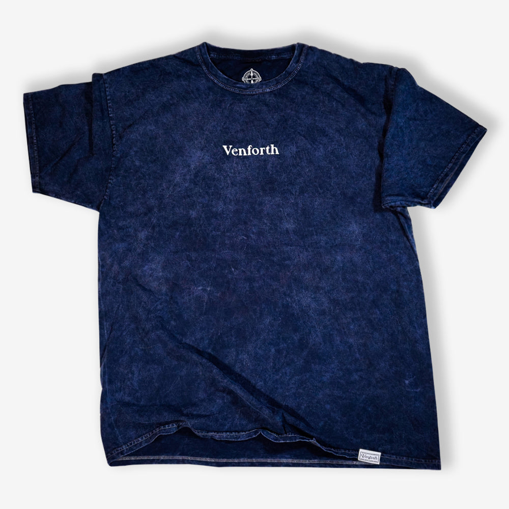 Washed navy cheap t shirt
